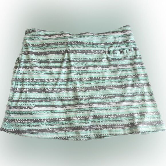 PGA Tour Mint and Gray Dotted Golf Skort Size Large - Picture 2 of 5